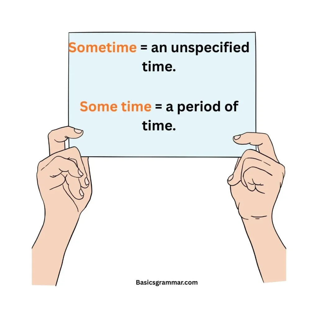 sometime-or-some-time