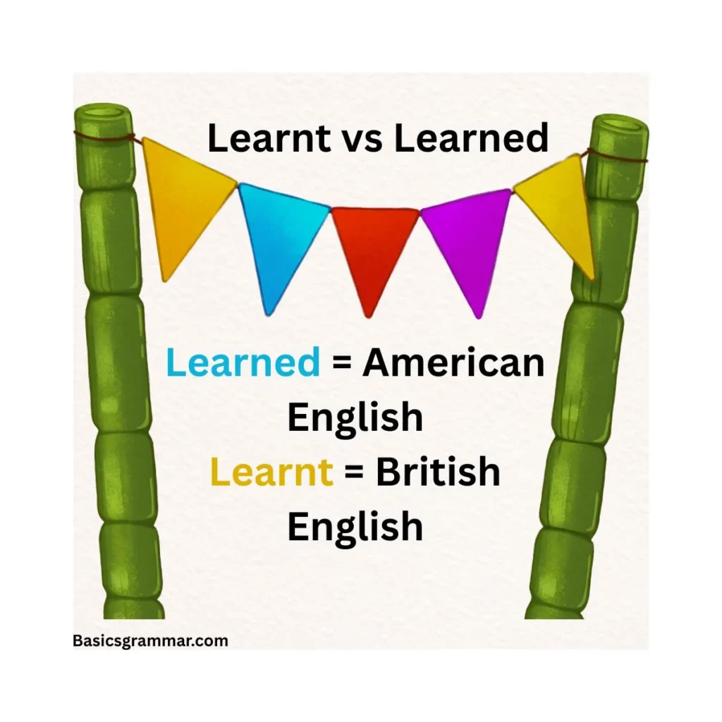 learnt-or-learned