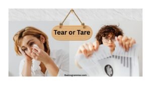 tear-or-tare