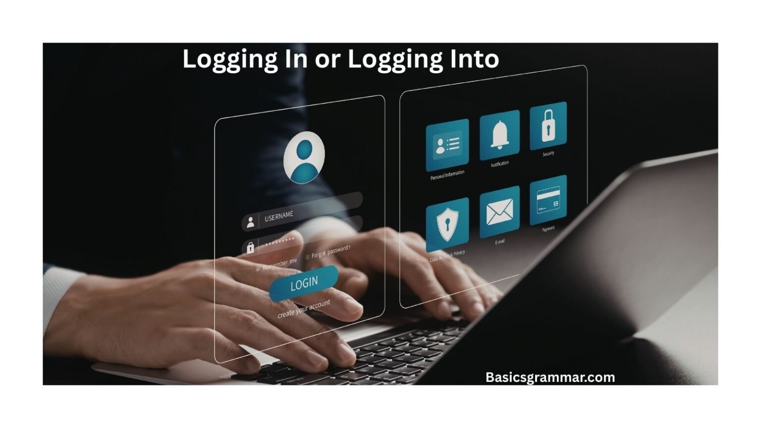 Logging In or Logging Into: Which One Should You Use? - Basicsgrammar.com