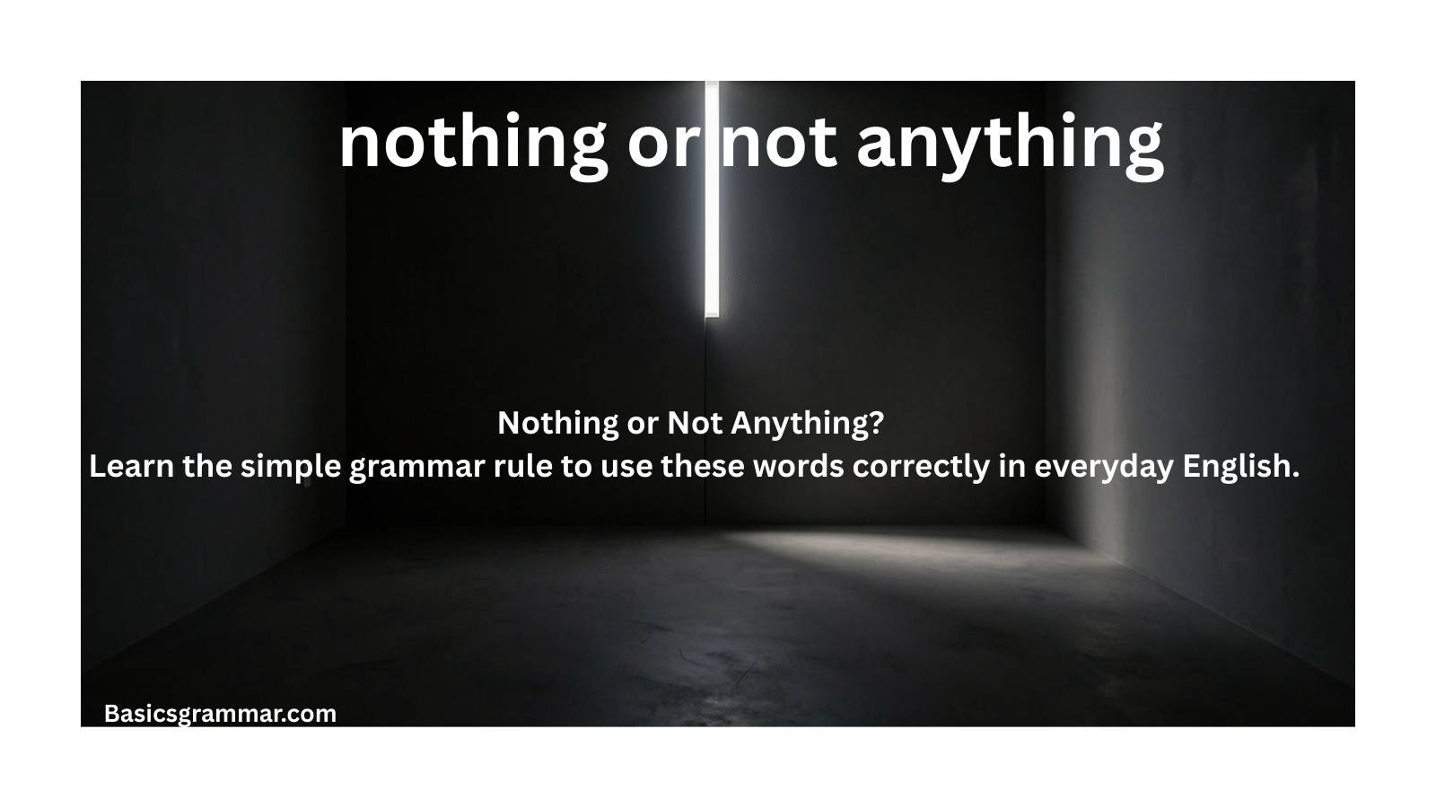 nothing-or-not-anything