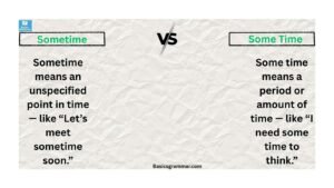 sometime-or-some-time