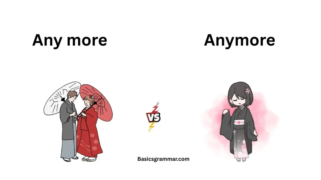 anymore-or-any-more