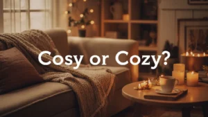 cosy-or-cozy
