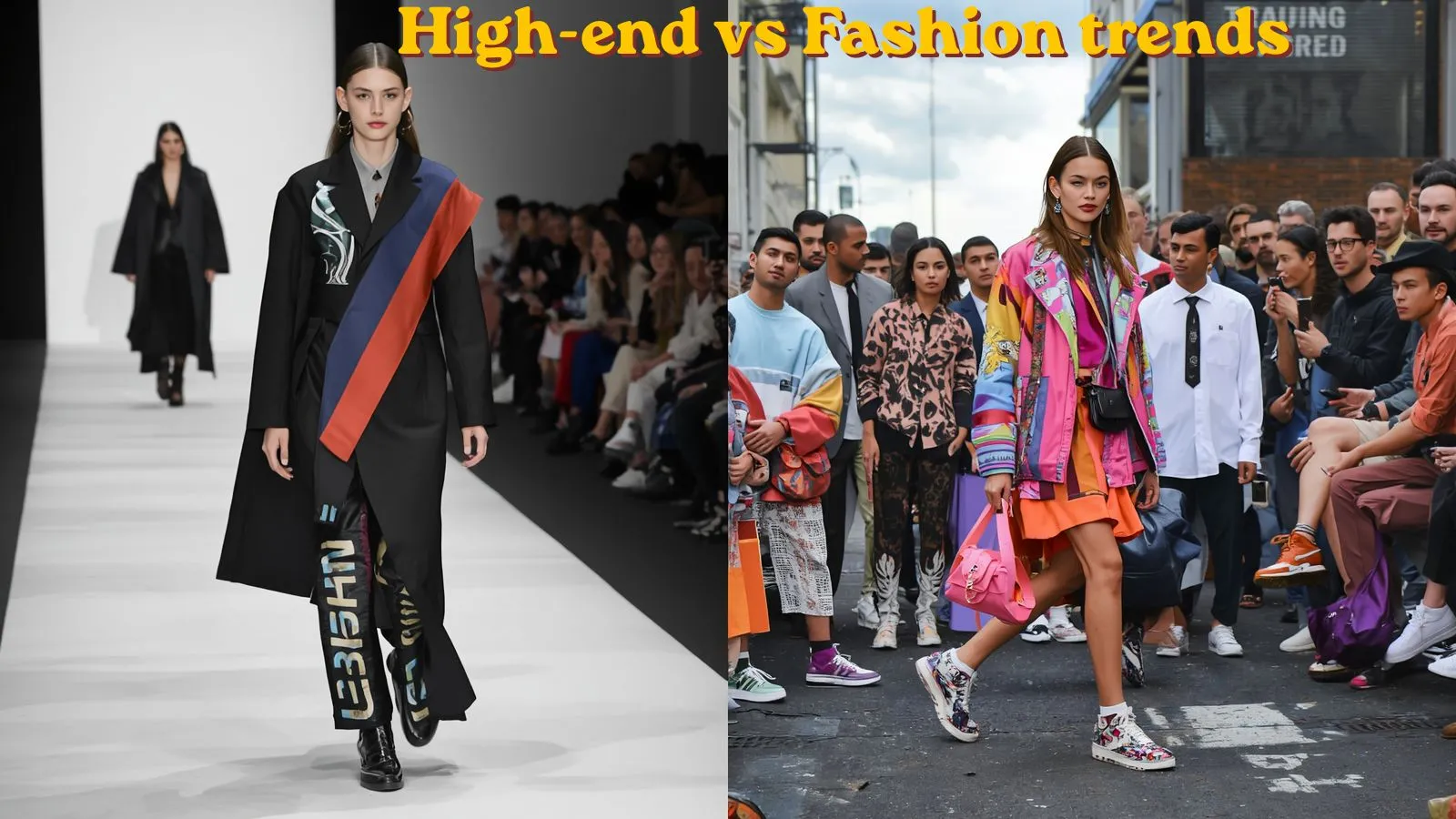 high-end vs fashion trends