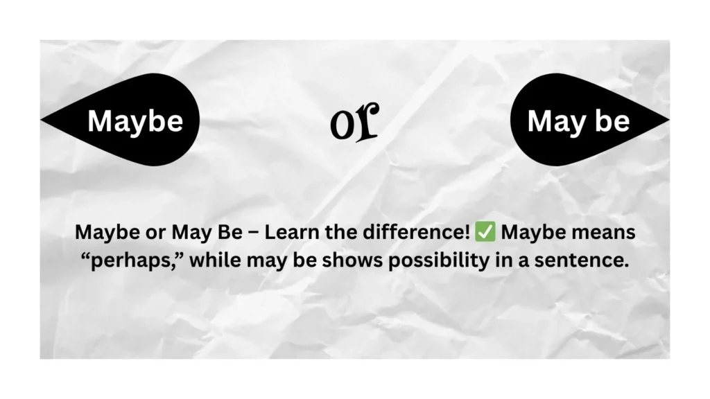 maybe-or-may-be