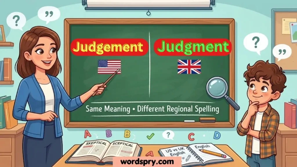 judgement-or-judgment